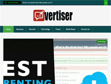 Tablet Screenshot of blogvertiser.net